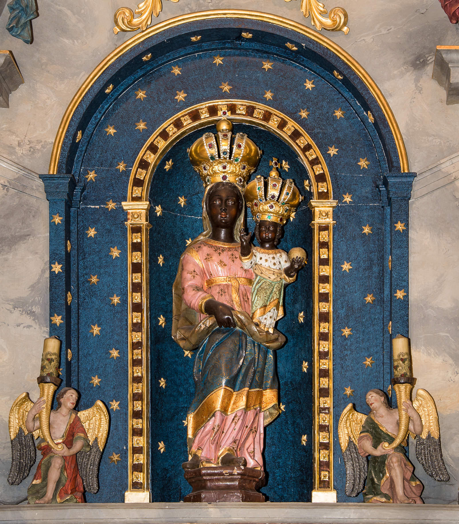 Schwarze Madonna mit Kind