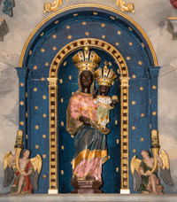 Schwarze Madonna mit Kind