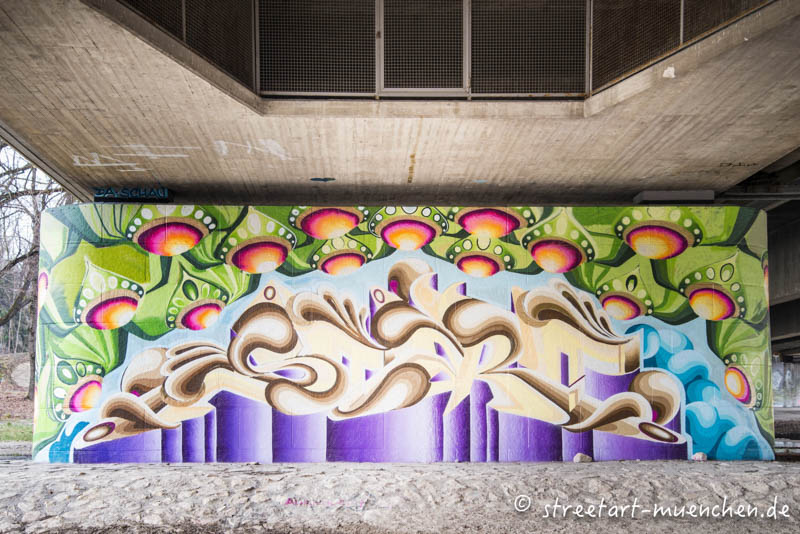 Graffiti - Brudermühlbrücke