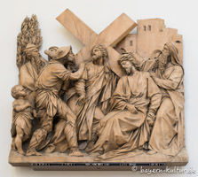 Heilig-Kreuz-Kirche - Kreuzwegstation V. – Foto aus München