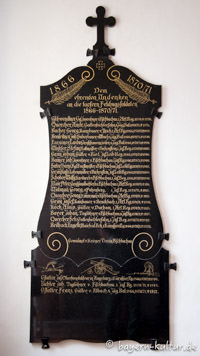 Gerhard Willhalm – Kriegergedenktafel in St. Martin (Fischbachau)