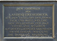 Gedenktafel für die Landesverteidiger