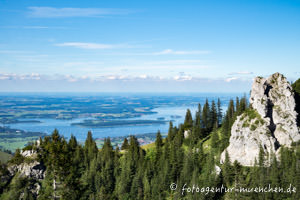 Blick auf den Chiemsee