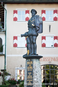 Denkmal für Pankraz von Freyberg zu Hohenaschau
