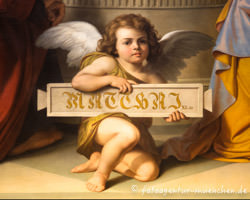 Schrifttafel-Putto