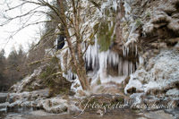 Schleierfälle im Winter