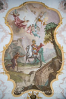 Deckenfresko - Mantelspende des Hl. Martin