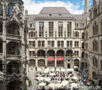 Prunkhof im Neuen Rathaus – Foto aus München