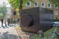 Temporäres Denkmal „„KAMERA““ von Steig Alexander in München