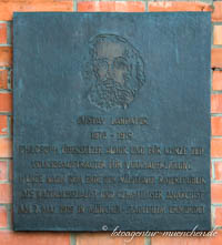 Gerhard Willhalm – Gedenktafel - Gustav Landauer