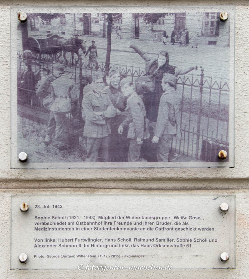 Weiße Rose – Denkmal/Kunstwerk in München
