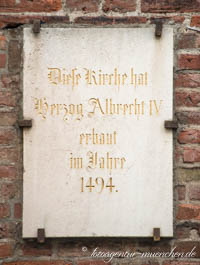 Gedenktafel - Salvatorkirche
