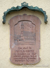 Gerhard Willhalm – Gedenktafel Nikolaikirche