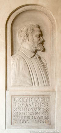 Gedenktafel - Leonhard Romeis – Foto aus München