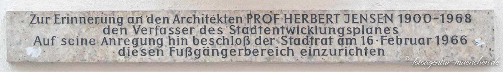 Gedenktafel - Herbert Jensen