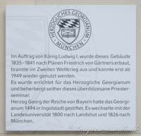 Gerhard Willhalm – Gedenktafel für das Georgianum