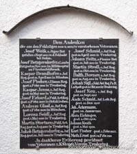 Gerhard Willhalm – Kriegergedenktafel 1870/71 - Trudering
