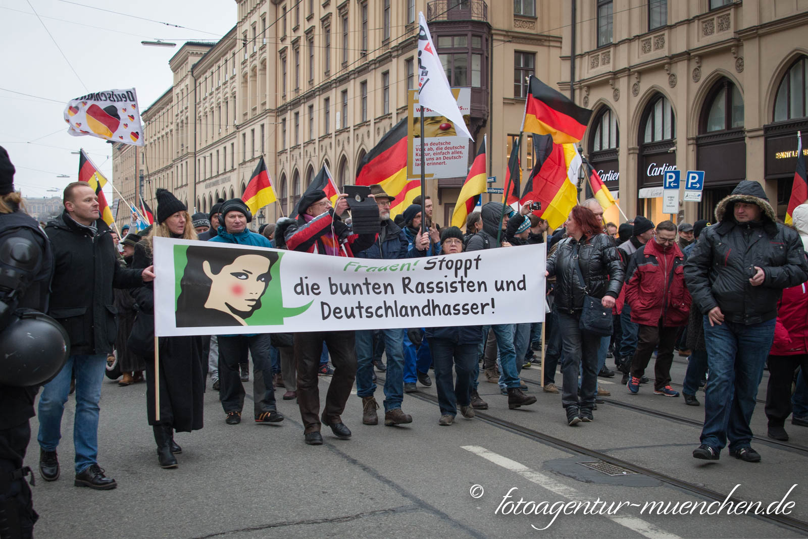 Demostration gegen PEGIDA