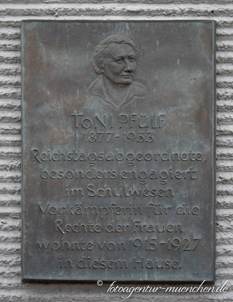 Toni Pfülf – Denkmal/Kunstwerk in München