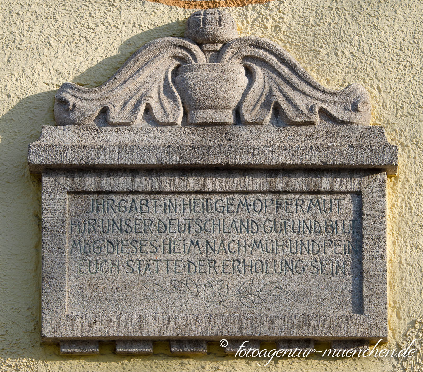Eingang - Erholungsheim für Kriegsbeschädigte