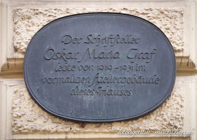 Oskar Maria Graf – Denkmal/Kunstwerk in München