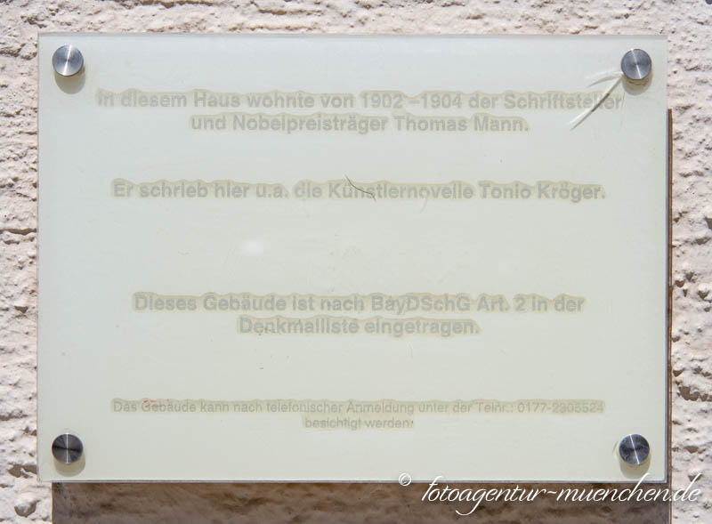 Gedenktafel - Thomas Mann
