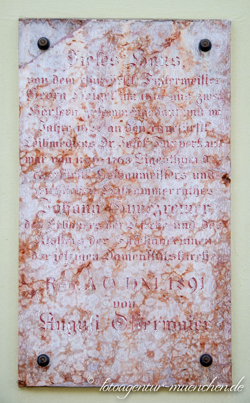 Johann Baptist Gunetzrhainer – Denkmal/Kunstwerk in München
