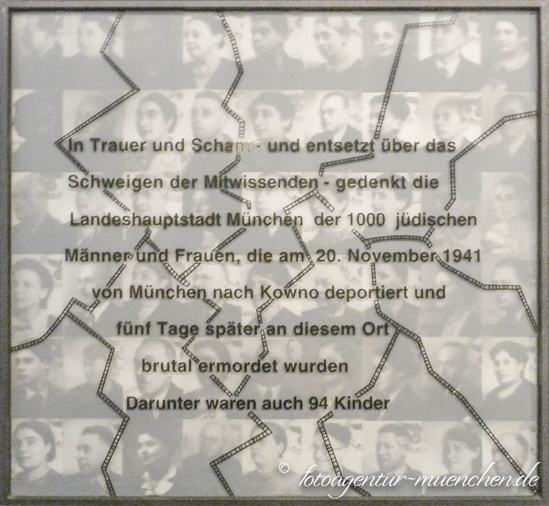 Gedenktafel für die deportieren jüdischen Mitbürger