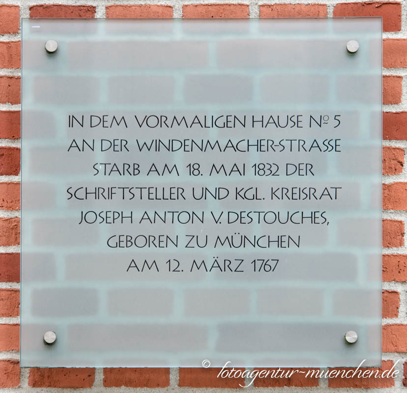 Gedenktafel - Joseph Anton von Destouches