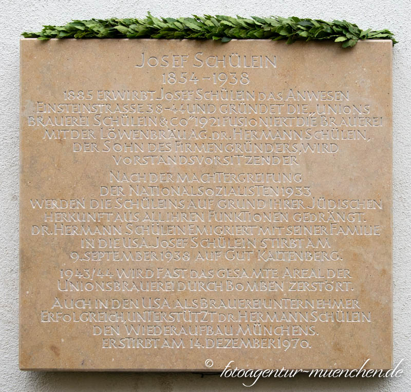Gedenktafel - Josef Schülein