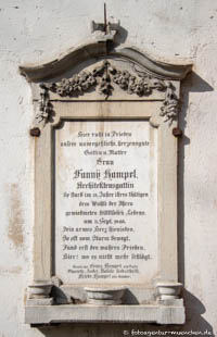 Epitaph für Sambuca – Foto aus München