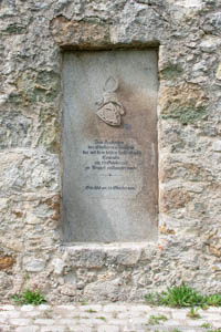 Gedenktafel - Ruine Niederhaus