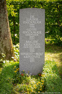 Nordfriedhof - Grad Dr. Walter Meckauer – Foto aus München
