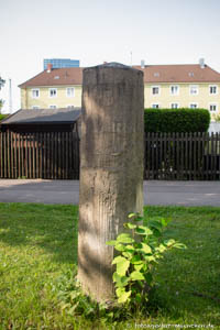Kilometerstein Truderinger Straße – Foto aus München