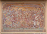Fresko - Schlacht bei Mühldorf