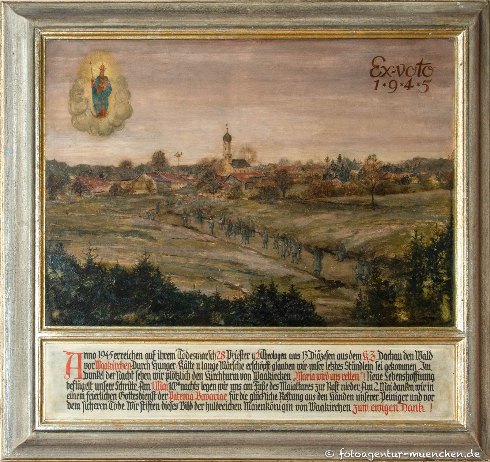 Votivtafel - Todesmarsch