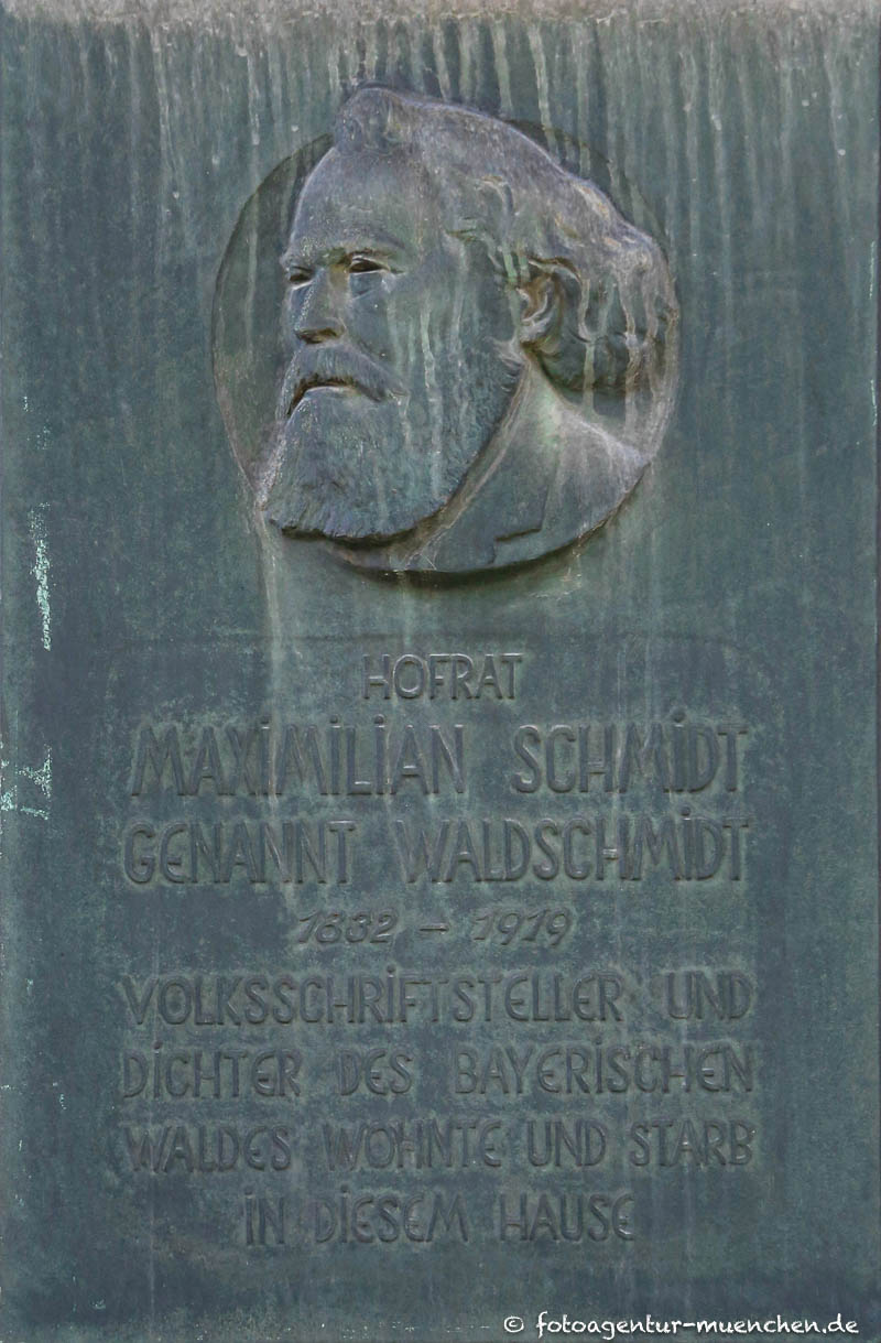 Gedenktafel - Maximilian Schmidt (Waldschmidt) – Denkmal/Kunstwerk in München