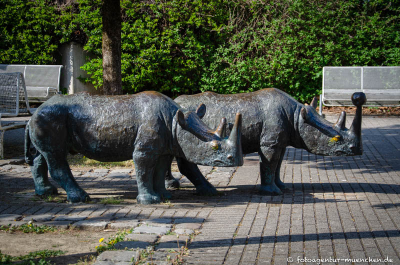 Nashörner – Denkmal/Kunstwerk in München
