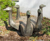 Gänsegruppe – Foto aus München
