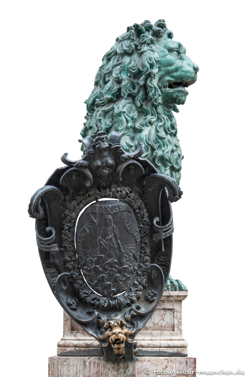 Portal-Löwe 3 - Fortitudo – Denkmal/Kunstwerk in München