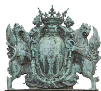 Wappenschild - Residenzportal – Foto aus München