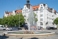 verschiedene Planer - Springbrunnen - Prinzregentenplatz