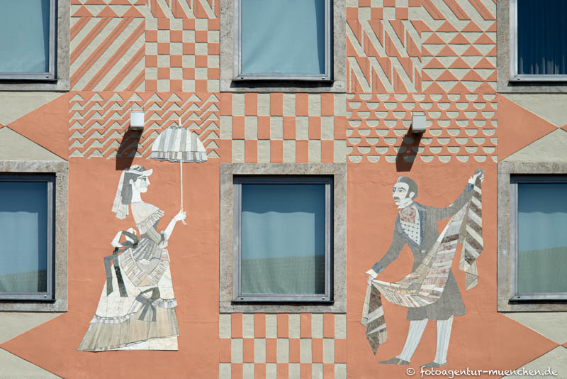 Sgraffito - Ludwig Beck – Denkmal/Kunstwerk in München