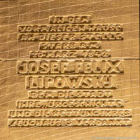 Gerhard Willhalm – Gedenktafel -  Felix Joseph Lipowsky