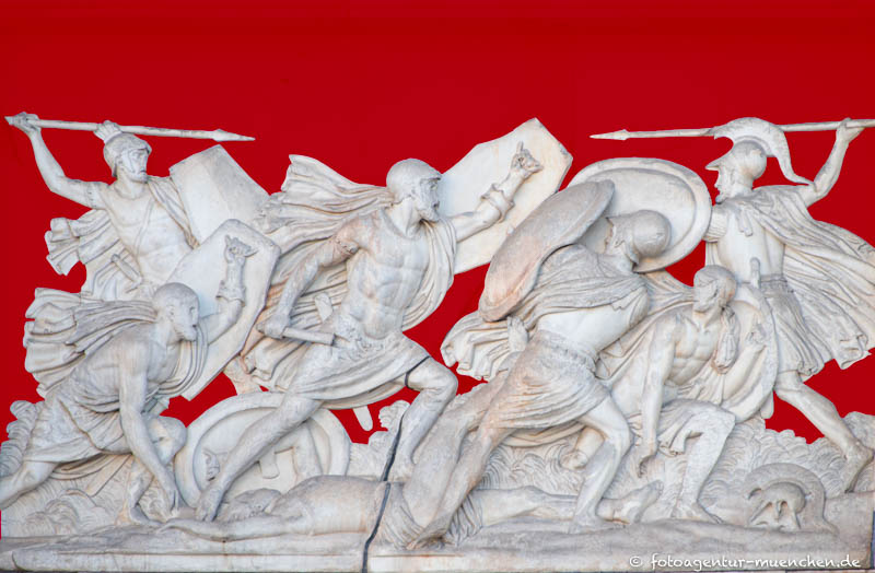 Gefecht zwischen Fußvolk – Denkmal/Kunstwerk in München