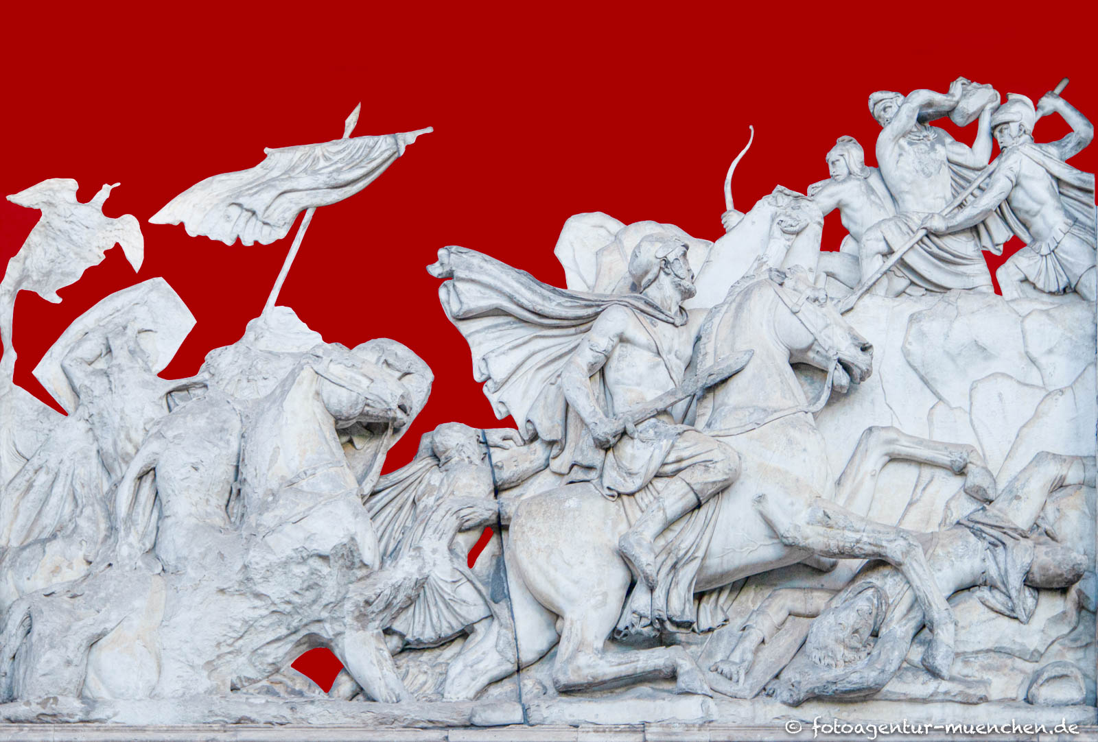 Siegestor - Relief - Kampfszene