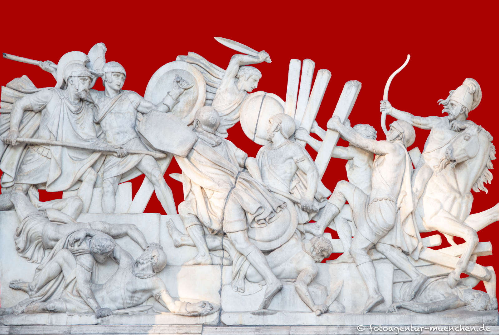Eroberung einer Anhöhe – Denkmal/Kunstwerk in München
