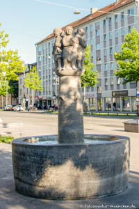 Die Gratulanten (Hochzeitsbrunnen) – Foto aus München