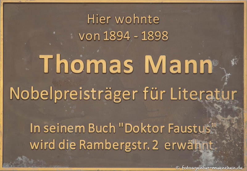 Gedenktafel - Thomas Mann