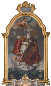 Altarbild St. Zeno - Schloss Burgrain